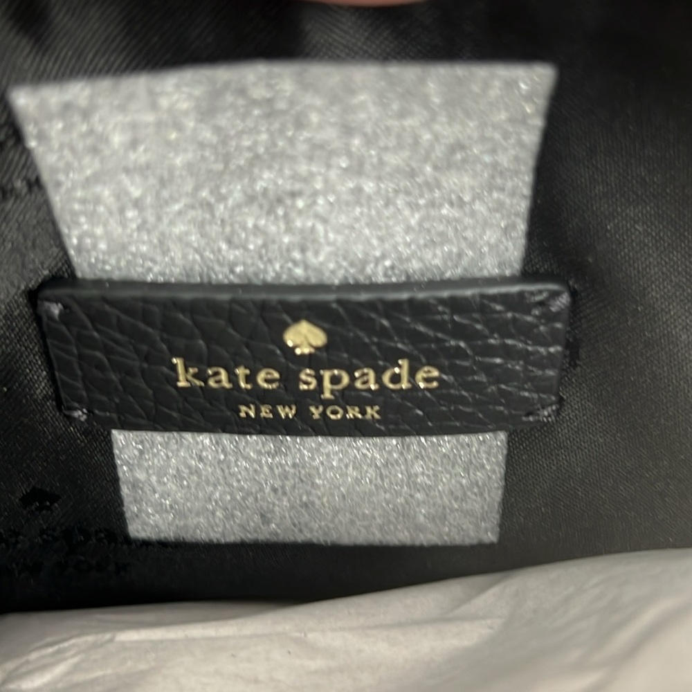 Kate Spade‎ Leila Triple Gusset Crossbody Bag in Black wkr00448 NEW/NWT - Picture 5 of 11